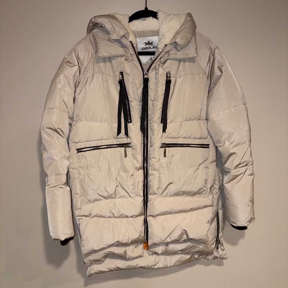 Orolay Women's Cream Puffer Jacket